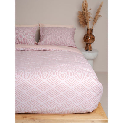 Σετ Σεντόνια Cotton Feelings 2048 Powder Υπέρδιπλο 235x270εκ