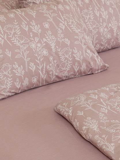 Σετ Σεντόνια Cotton Feelings 2050 Powder Υπέρδιπλο 235x270εκ