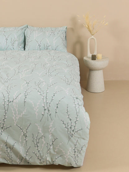 Σετ Σεντόνια Cotton Feelings 2054 Aqua Υπέρδιπλο 235x270εκ