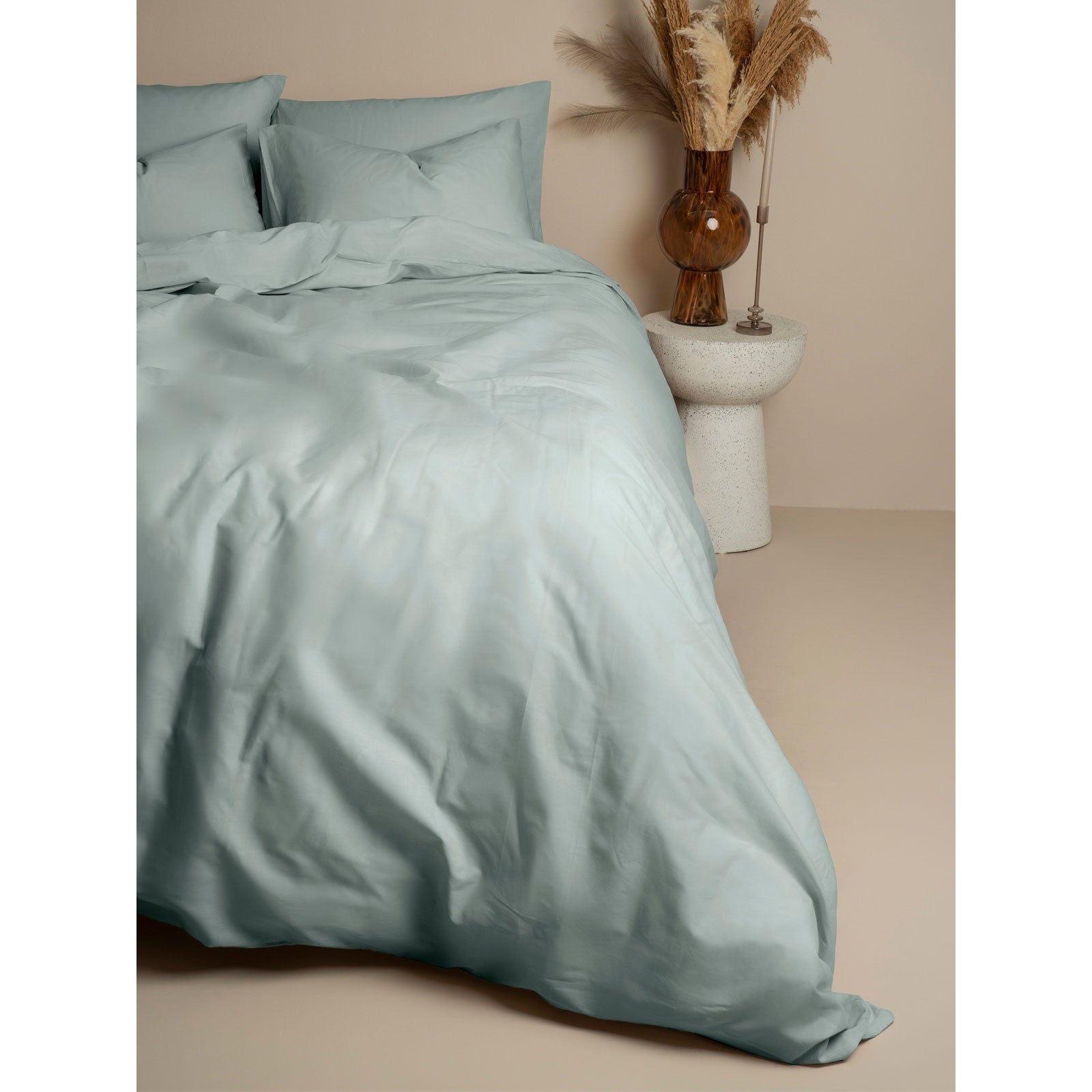 Σετ Σεντόνια Cotton Feelings 105 Aqua Υπέρδιπλο με Λάστιχο 170x205+30εκ