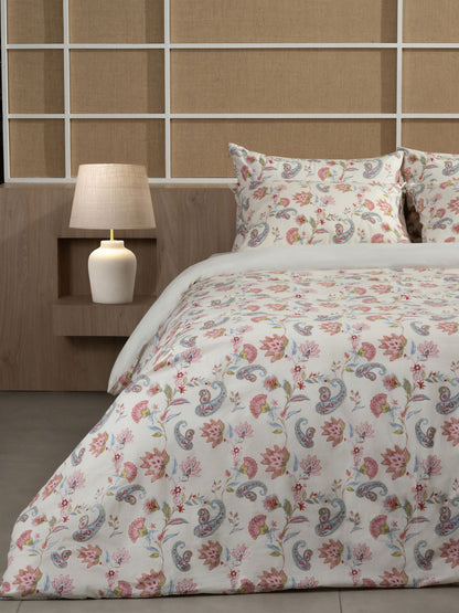 Σετ Σεντόνια Cotton Feelings 2068 Ecru Υπέρδιπλο 235x270εκ