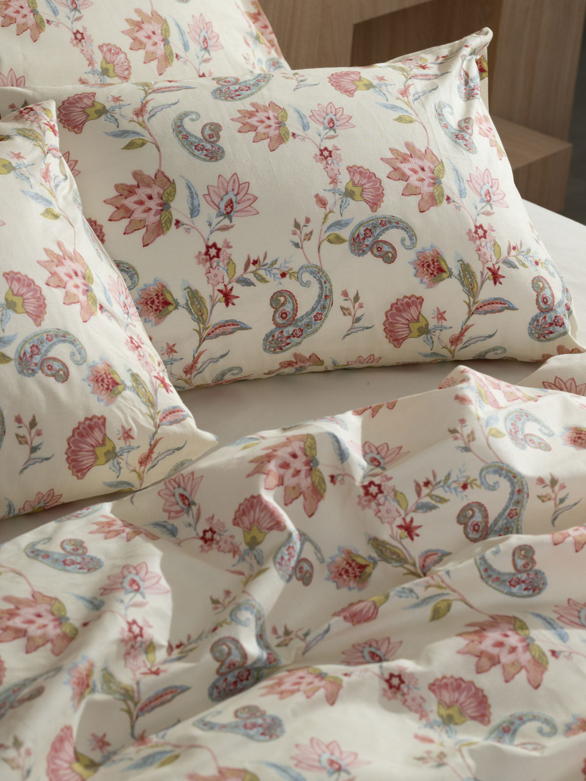 Σετ Σεντόνια Cotton Feelings 2068 Ecru Υπέρδιπλο με Λάστιχο 170x205+30εκ