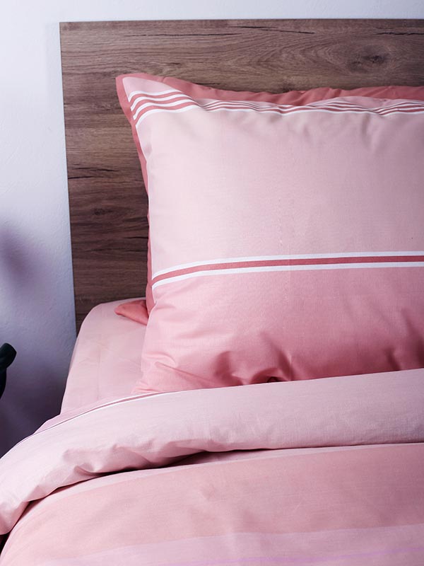 Σετ Σεντόνια Cotton Feelings 2034 Pink King Size 260x270εκ