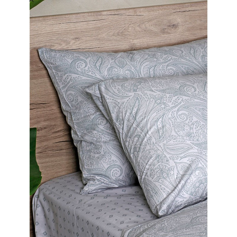 Σετ Σεντόνια Cotton Feelings 2040 Grey King Size 260x270εκ