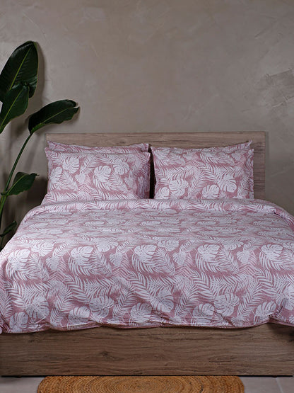 Σετ Σεντόνια Cotton Feelings 2038 Pink King Size 260x270εκ