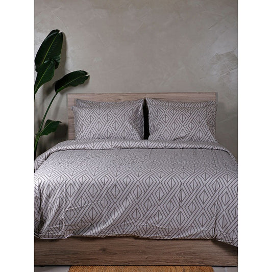 Σετ Σεντόνια Cotton Feelings 2042 Grey King Size 260x270εκ