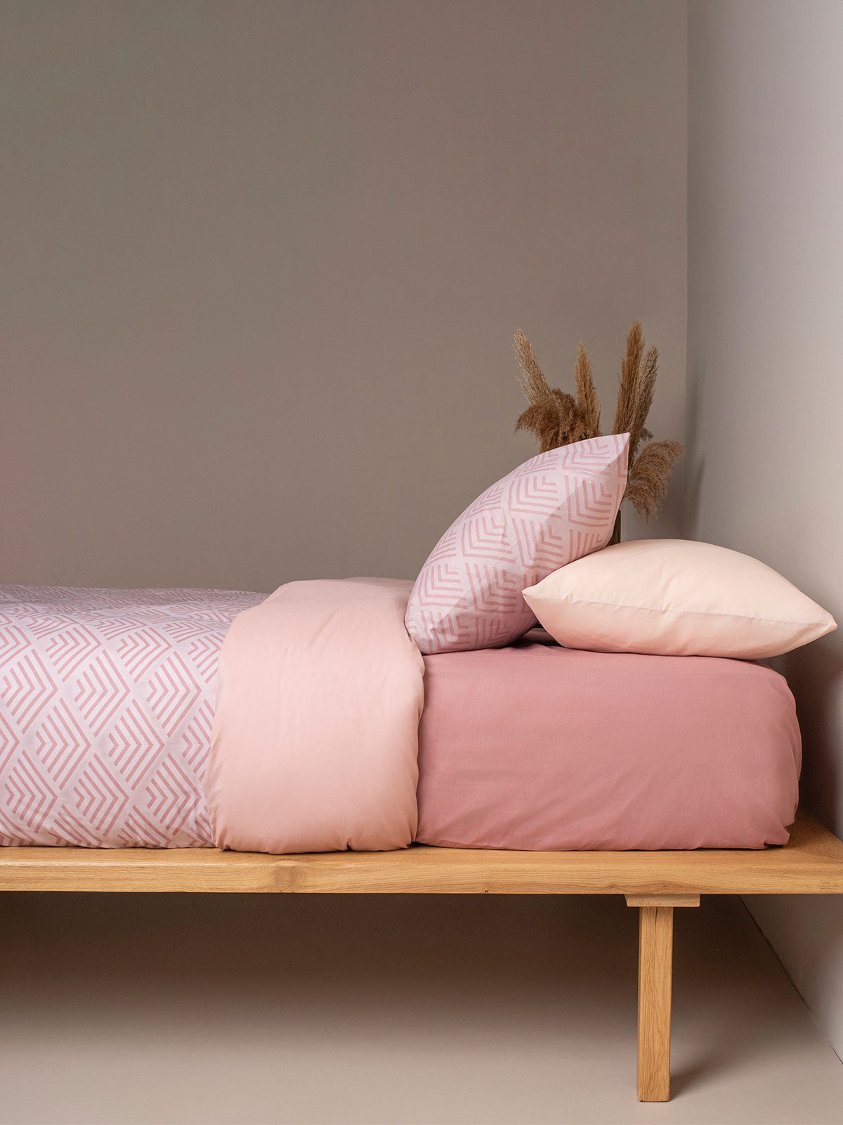 Σετ Σεντόνια Cotton Feelings 2048 Powder King Size 260x270εκ