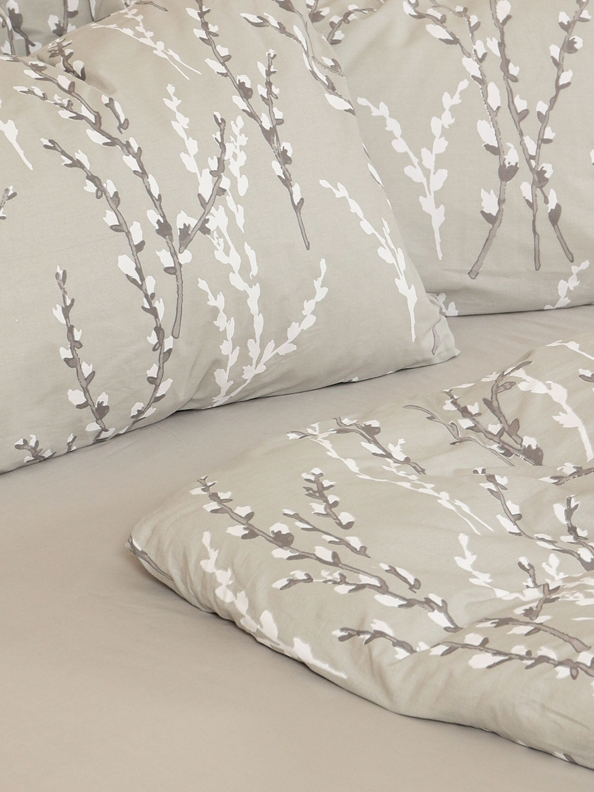 Σετ Σεντόνια Cotton Feelings 2054 Grey King Size 260x270εκ