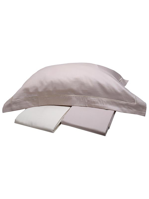 Σετ Σεντόνια Satin Μονόχρωμα Beige King Size (270x280)