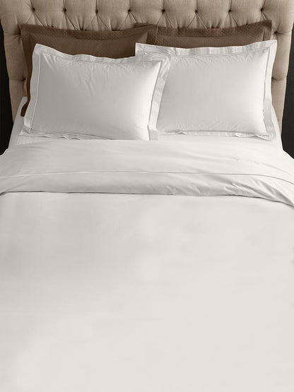 Σετ Σεντόνια Satin Μονόχρωμα Ecru King Size 270x280εκ