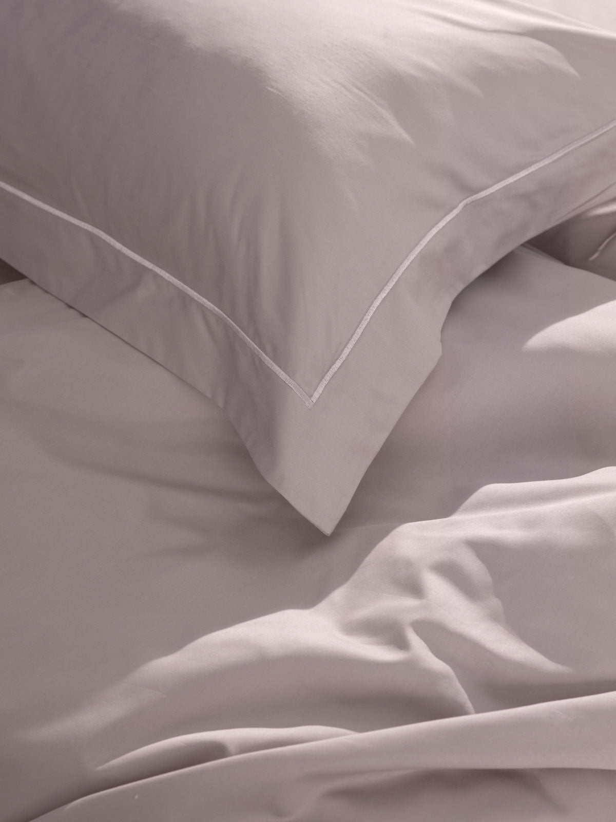 Σεντόνι Βαμβακοσατέν Omnia Φλατ Powder Υπέρδιπλο 250×280εκ