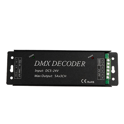 Ασύρματος LED RGB Controller DMX512 με Χειριστήριο Αφής 2.4G RF 5V (75w) - 12V (180w) - 24V (360w) DC 15144