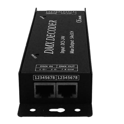 Ασύρματος LED RGB Controller DMX512 με Χειριστήριο Αφής 2.4G RF 5V (75w) - 12V (180w) - 24V (360w) DC 15144