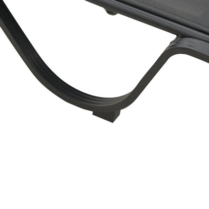 Ξαπλώστρα με Μπράτσα Cinch Γκρι Αλουμίνιο - Γκρι Textilene 200x62x35