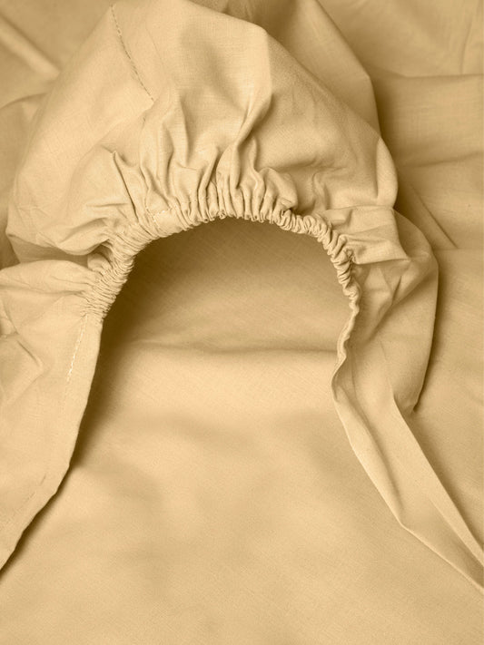 Κατωσέντονο Menta με Λάστιχο 23 Mocha Μονό 100x200+25εκ