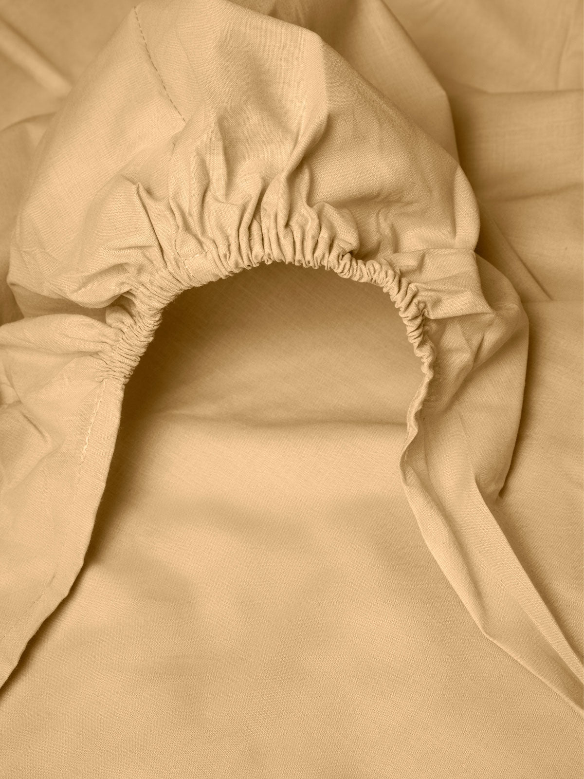 Κατωσέντονο Menta με Λάστιχο 3 Light Beige Μονό 100x200+25εκ