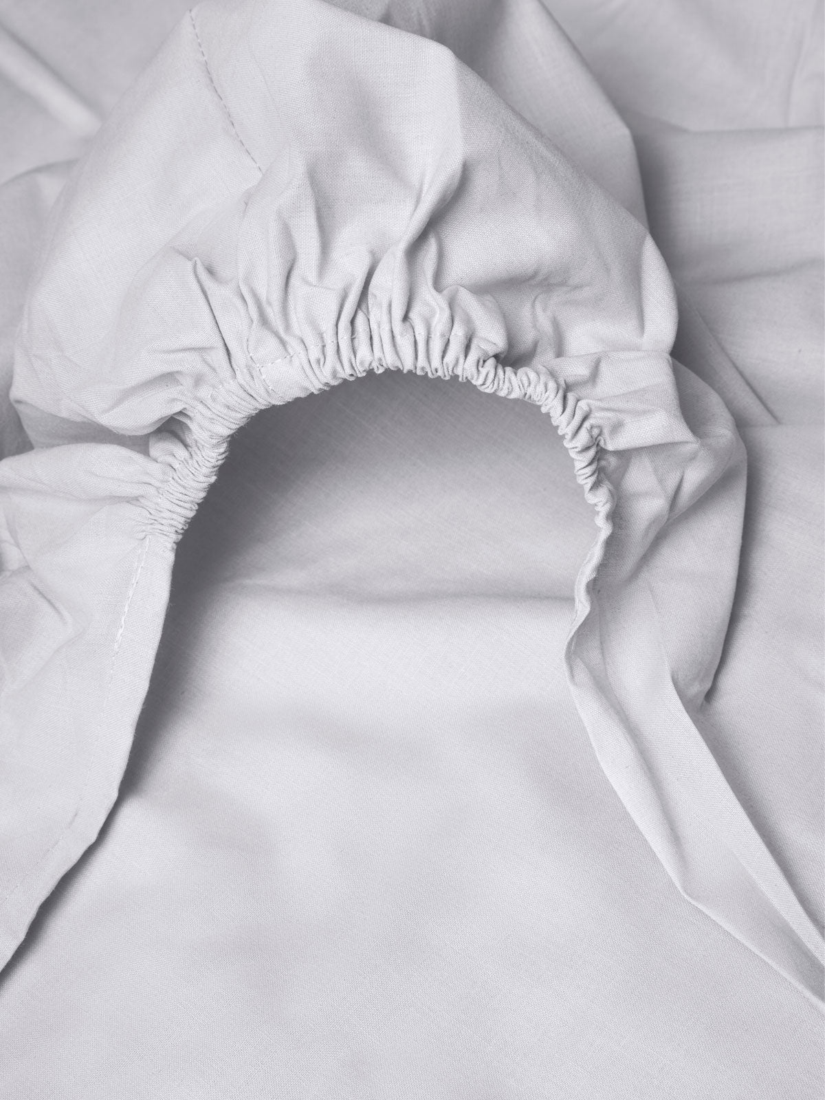 Κατωσέντονο Menta με Λάστιχο 1 White Διπλό 160x200+25εκ