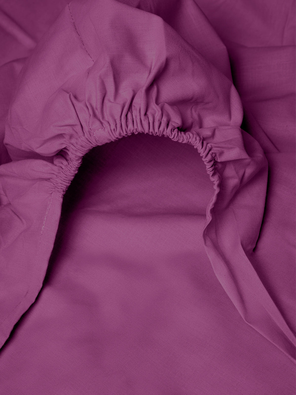 Κατωσέντονο Menta με Λάστιχο 10 Mauve Διπλό 160x200+25εκ