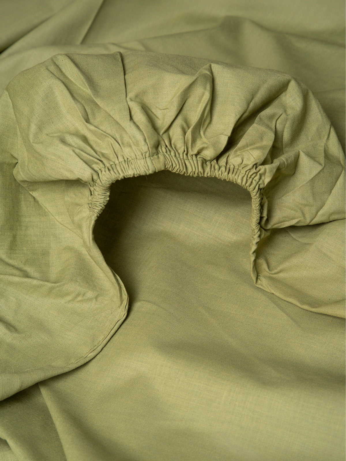 Κατωσέντονο Menta με Λάστιχο 11 Olive Διπλό 160x200+25εκ