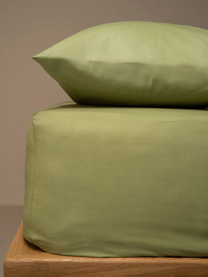 Κατωσέντονο Menta με Λάστιχο 11 Olive Διπλό 160x200+25εκ