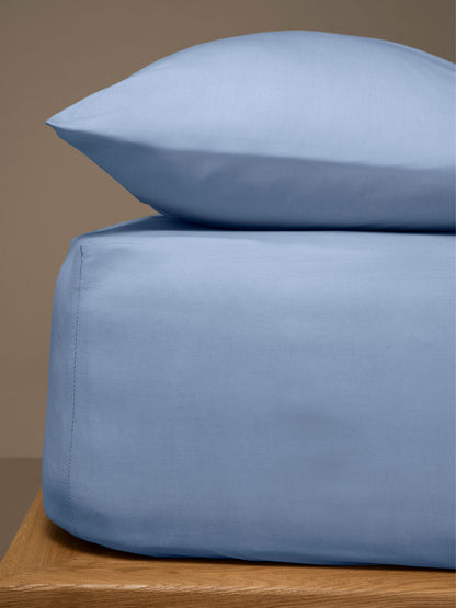 Κατωσέντονο Menta με Λάστιχο 16 Light Blue Διπλό 160x200+25εκ