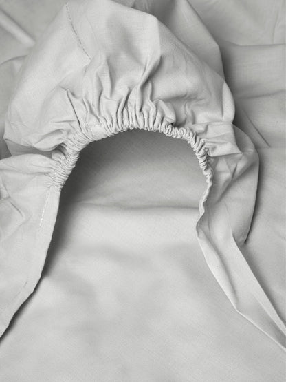 Κατωσέντονο Menta με Λάστιχο 2 Ecru Διπλό 160x200+25εκ