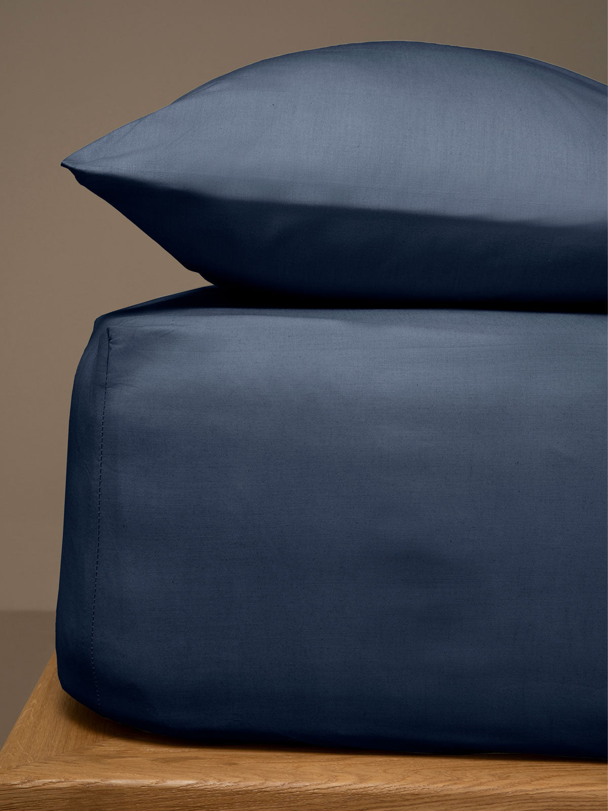 Κατωσέντονο Menta με Λάστιχο 26 Navy Διπλό 160x200+25εκ