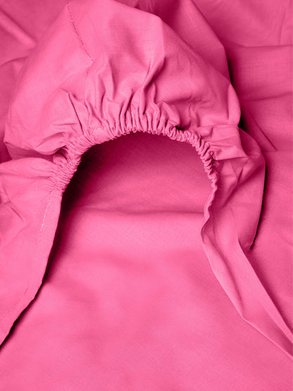 Κατωσέντονο Menta με Λάστιχο 9 Fuchsia Διπλό 160x200+25εκ