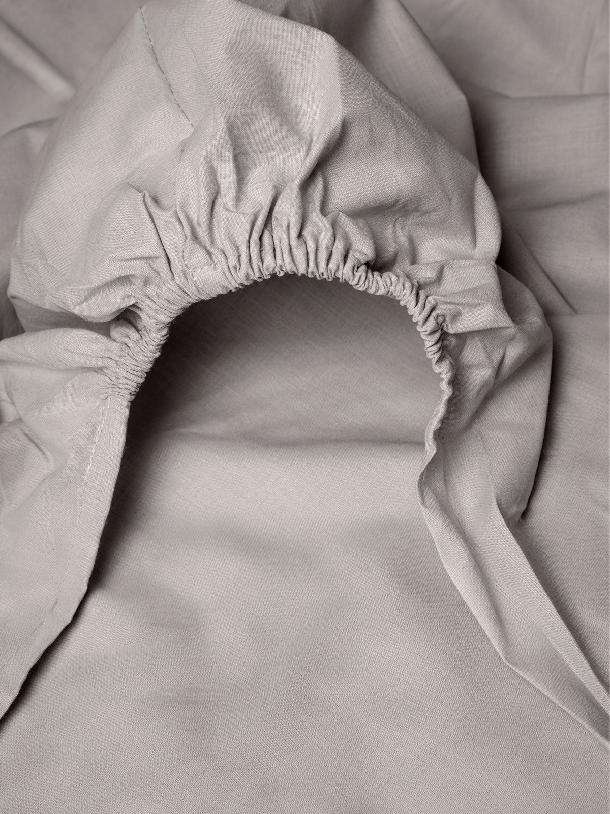 Κατωσέντονο Menta με Λάστιχο 19 Dark Grey Υπέρδιπλο 180x200+25εκ