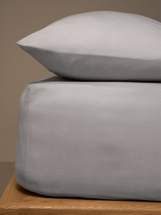 Κατωσέντονο Menta με Λάστιχο 19 Dark Grey Υπέρδιπλο 180x200+25εκ