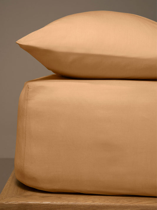 Κατωσέντονο Menta με Λάστιχο 5 Brown Υπέρδιπλο 180x200+25εκ