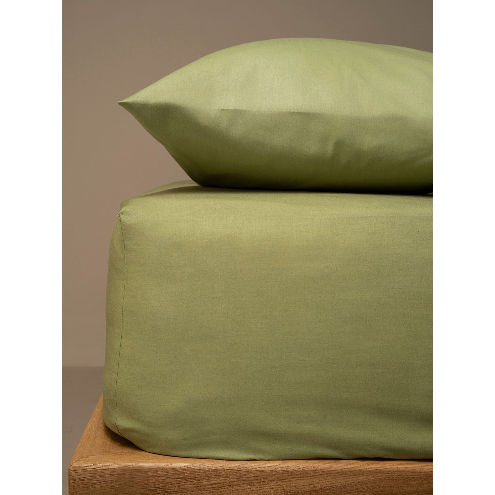 Κατωσέντονο Menta με Λάστιχο 11 Olive Ημίδιπλο 120x200+25εκ