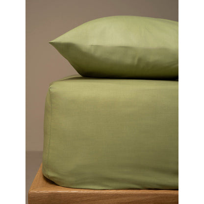 Κατωσέντονο Menta με Λάστιχο 11 Olive Ημίδιπλο 120x200+25εκ