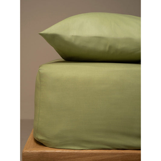 Κατωσέντονο Menta με Λάστιχο 11 Olive Ημίδιπλο 120x200+25εκ