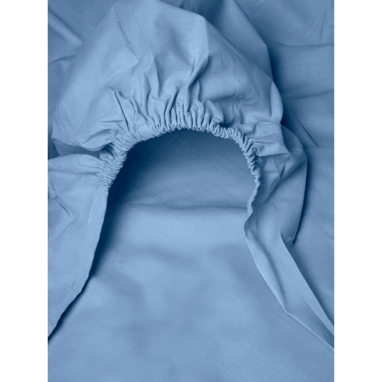 Κατωσέντονο Menta με Λάστιχο 16 Light Blue Ημίδιπλο 120x200+25εκ