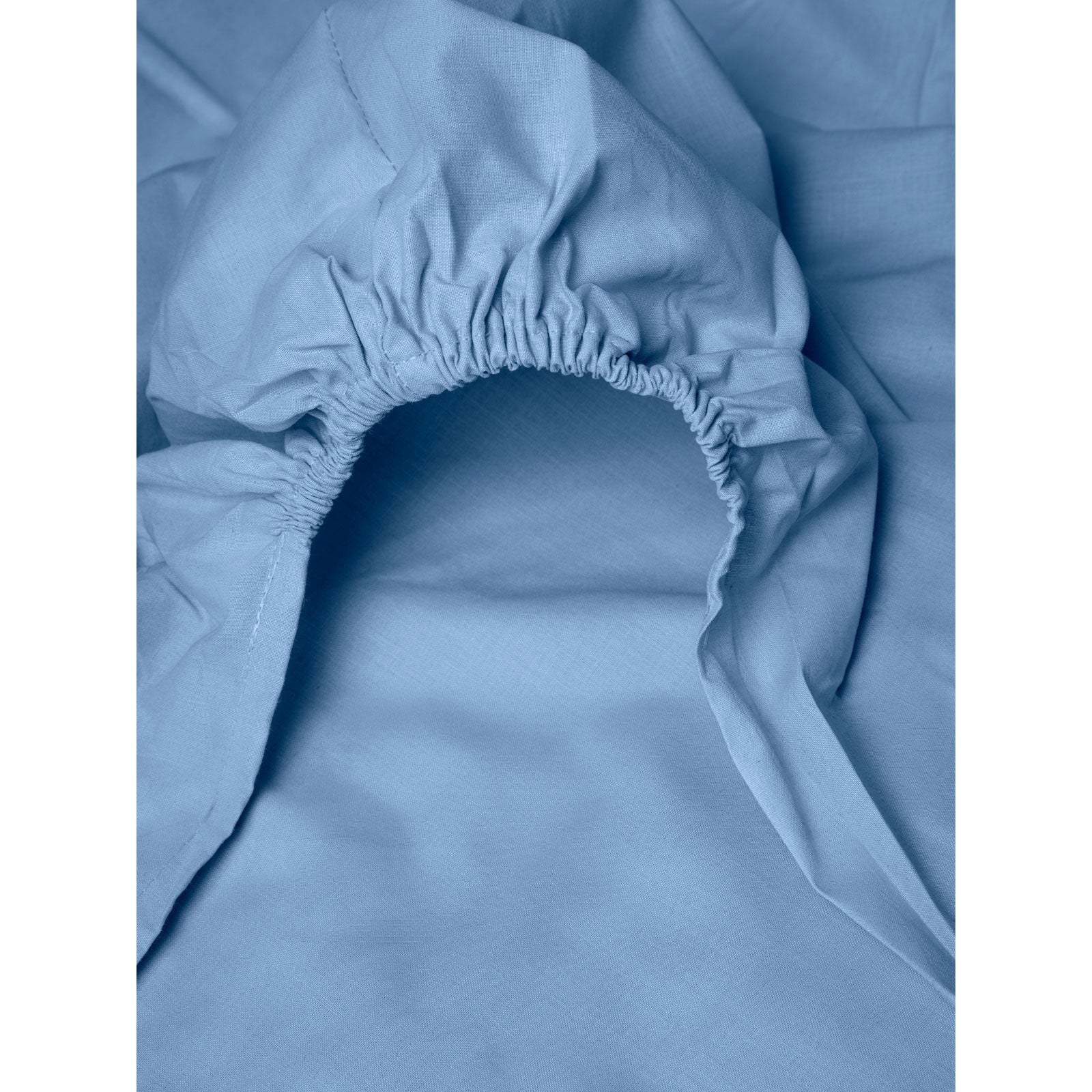 Κατωσέντονο Menta με Λάστιχο 16 Light Blue Ημίδιπλο 120x200+25εκ