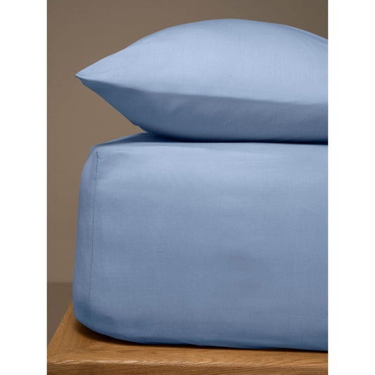 Κατωσέντονο Menta με Λάστιχο 16 Light Blue Ημίδιπλο 120x200+25εκ