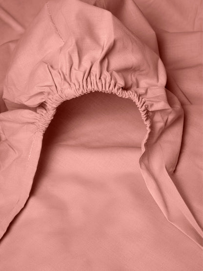 Κατωσέντονο Menta με Λάστιχο 25 Powder Ημίδιπλο 120x200+25εκ