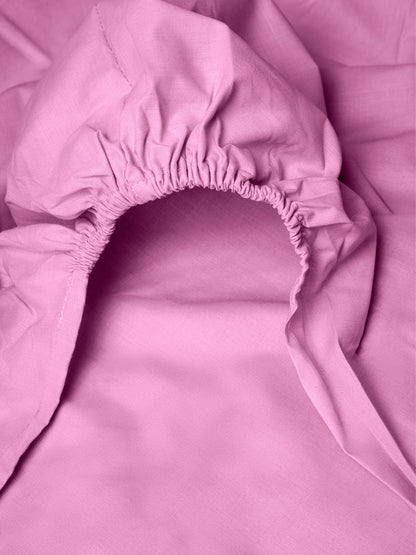 Κατωσέντονο Menta με Λάστιχο 8 Lila Ημίδιπλο 120x200+25εκ