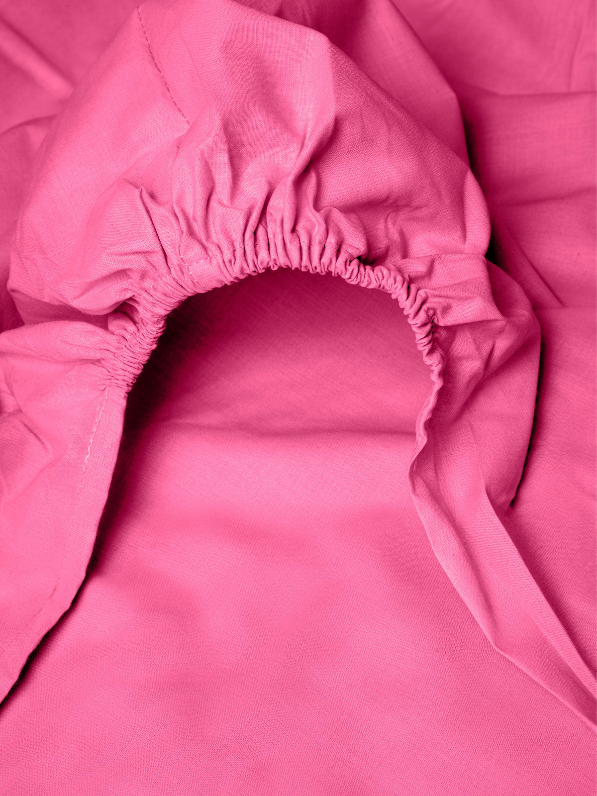 Κατωσέντονο Menta με Λάστιχο 9 Fuchsia Ημίδιπλο 120x200+25εκ