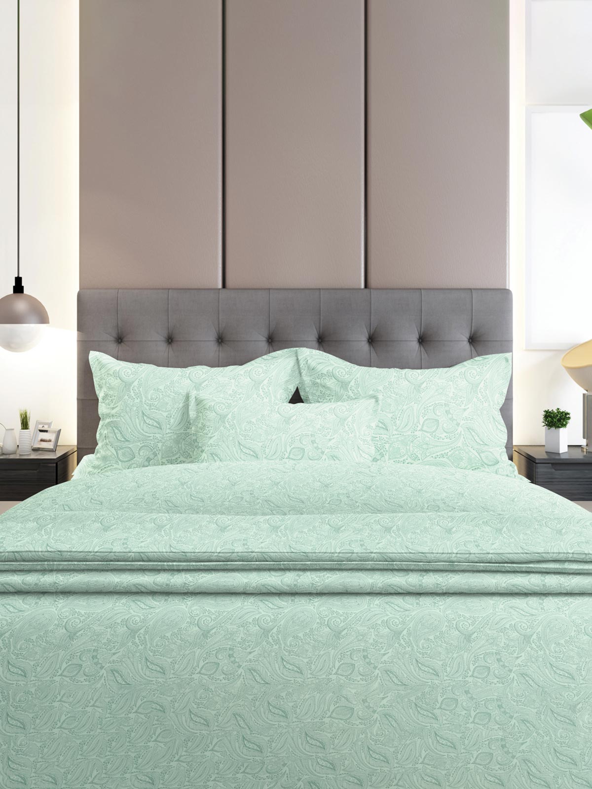 Σετ Σεντόνια Flannel 2040 Aqua Μονό 160x260εκ