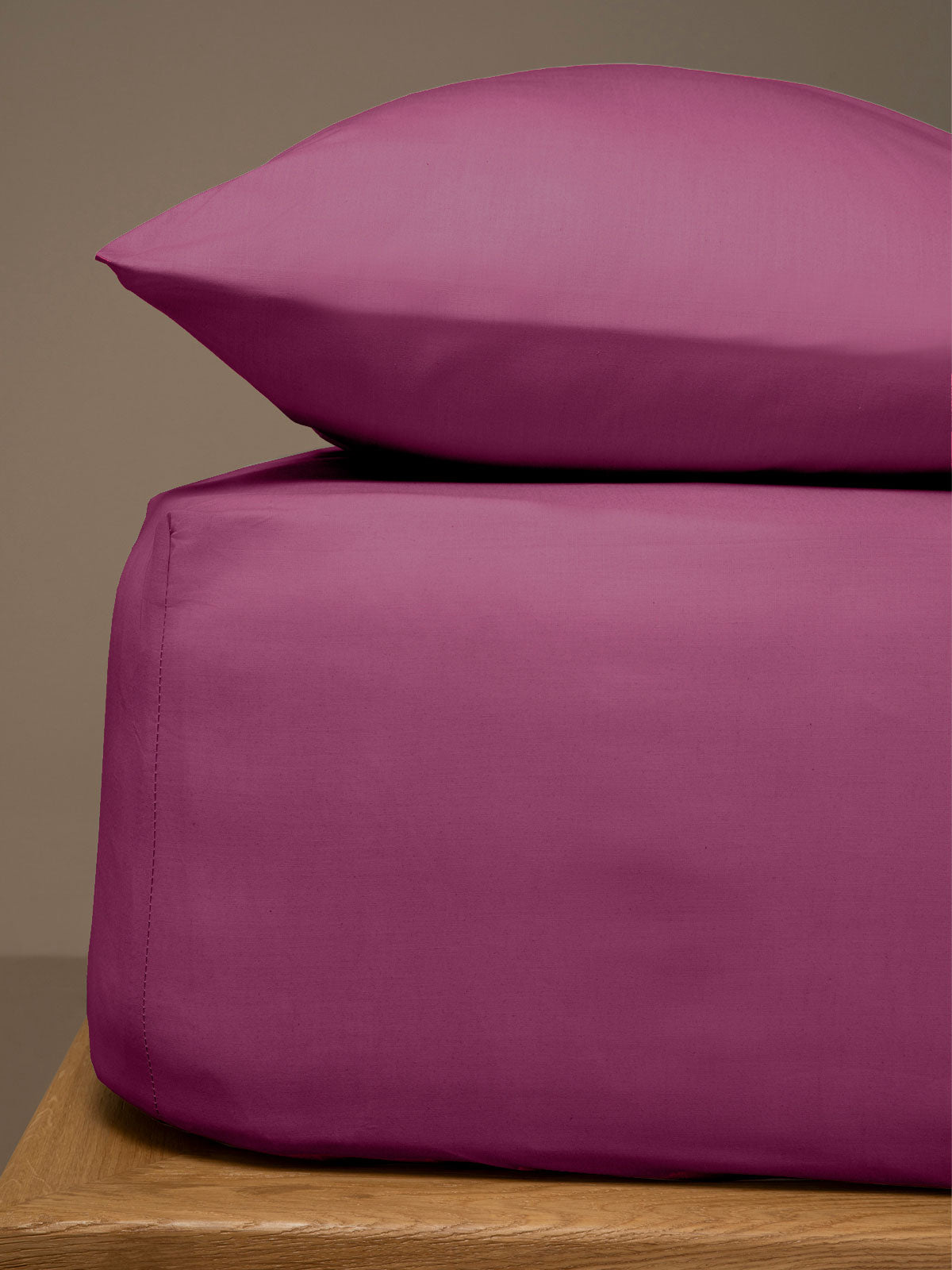 Κατωσέντονο Menta με Λάστιχο 10 Mauve Διπλό 160x200+40εκ