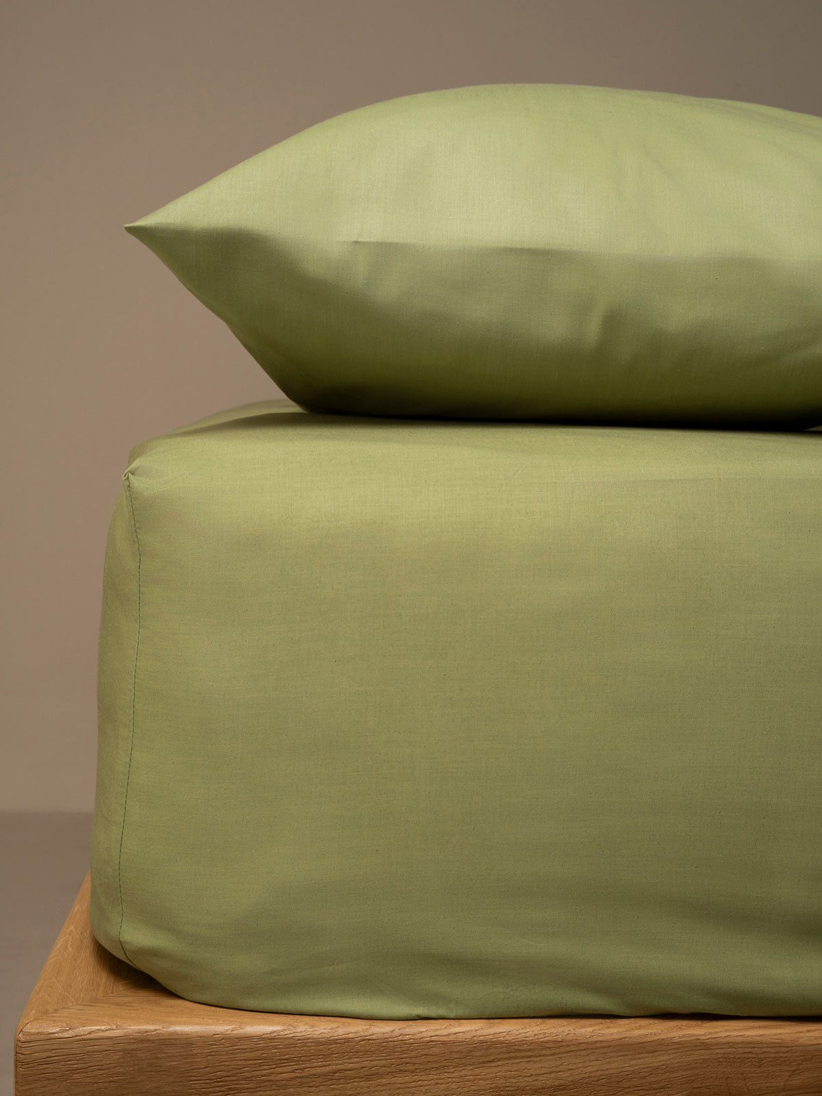 Κατωσέντονο Menta με Λάστιχο 11 Olive Διπλό 160x200+40εκ