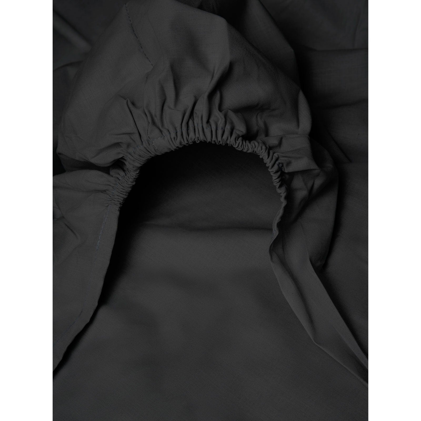 Κατωσέντονο Menta με Λάστιχο 21 Black Διπλό 160x200+40εκ