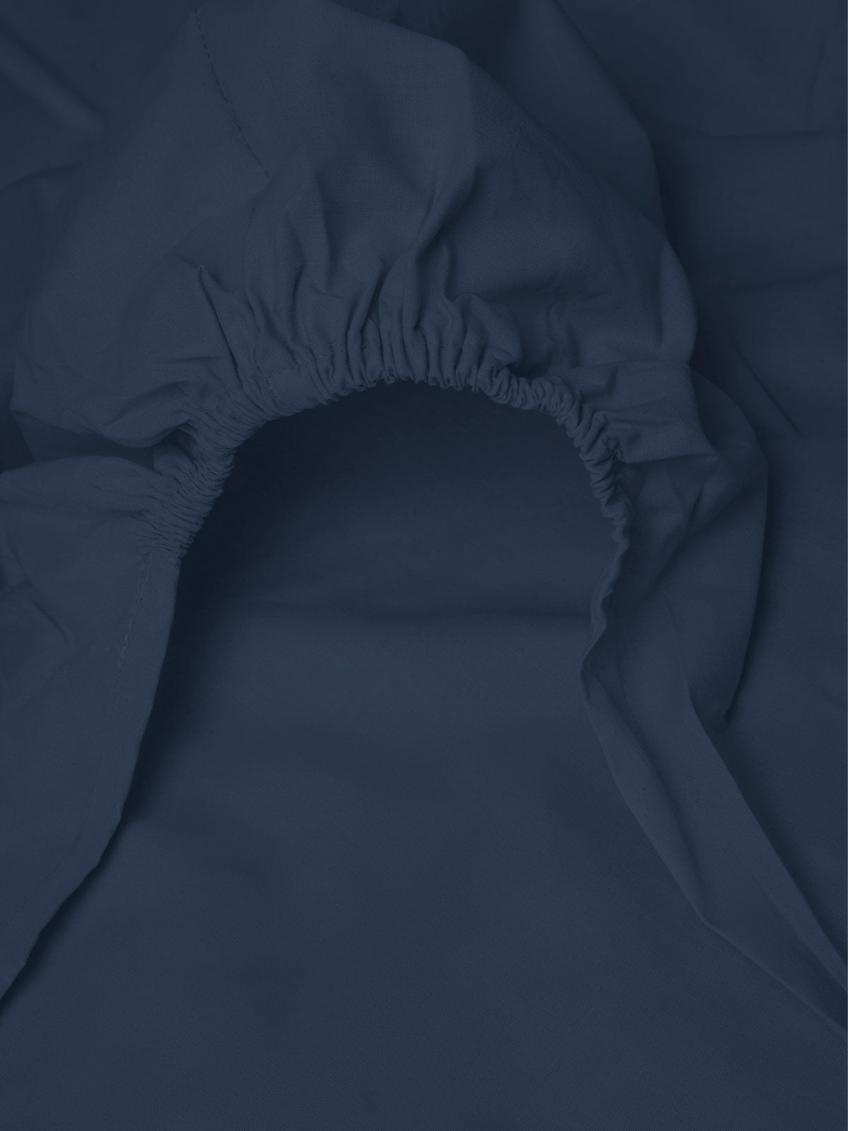 Κατωσέντονο Menta με Λάστιχο 26 Navy Διπλό 160x200+40εκ