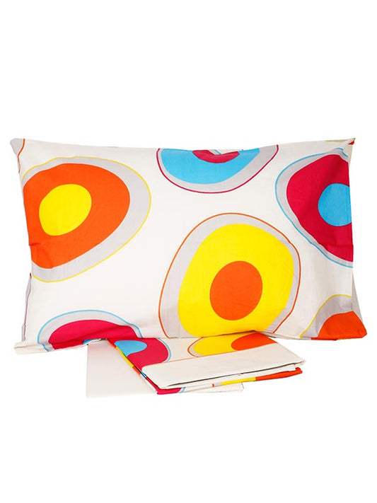 Σετ Σεντόνια Cotton Feelings Εμπριμέ 547 Μονό 160x260εκ