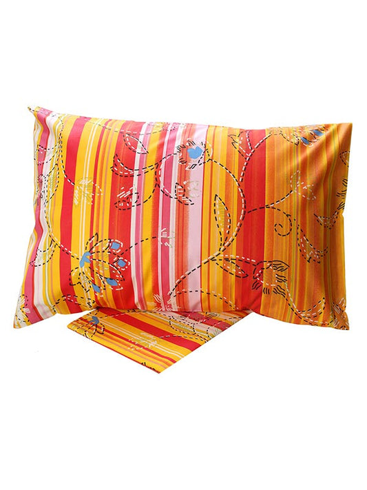 Σετ Σεντόνια Cotton Feelings Εμπριμέ 8082 Μονό 160x260εκ