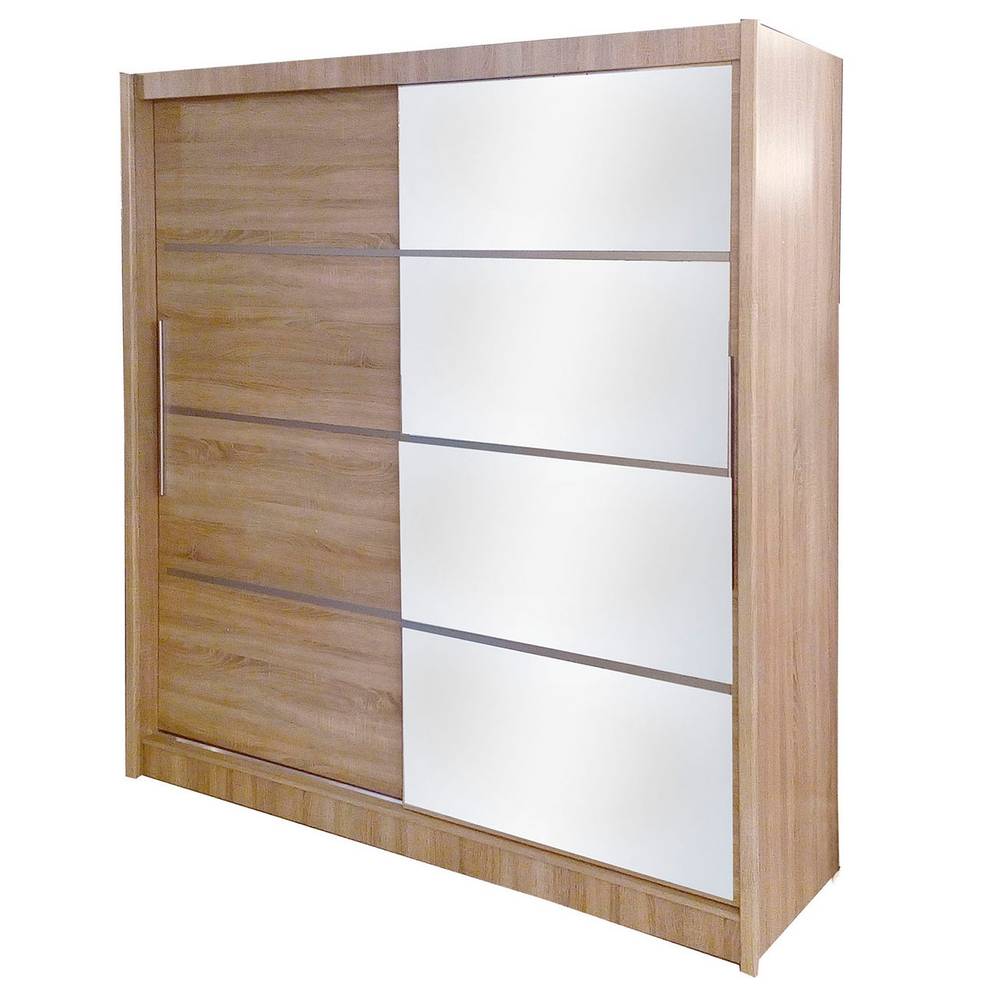 Ντουλάπα Δίφυλλη Ilona Sonoma MDF 180x61x215