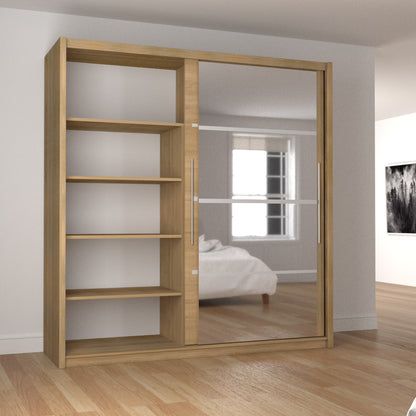 Ντουλάπα Δίφυλλη Ilona Sonoma MDF 180x61x215