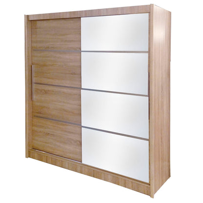 Ντουλάπα Δίφυλλη Ilona Sonoma 205x61x215